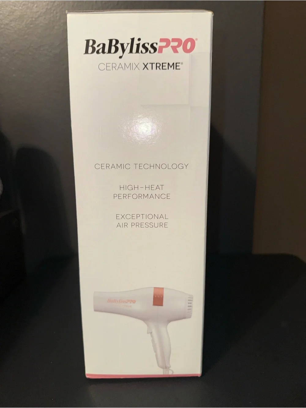 🆕 BaBylissPRO Ceramix Xtreme Professional Hair Dryer White Pink 2000W